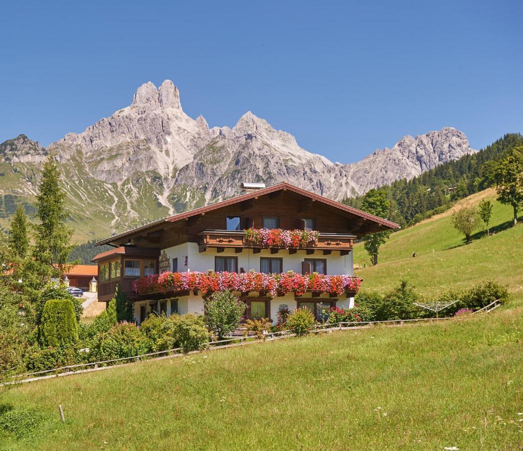 Ferienwohnung Haus Sonnhof Filzmoos Exterior foto